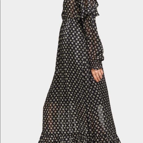 Scotch and Soda black and white maxi dress Size Medium - Picture 2 of 15